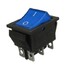 DPDT 6 PINs with LED Momentary Mini Rocker Switch - 7
