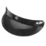 Shield Helmets Motorcycle Open Face Visor Buttons Universal Black Snap Lens - 4