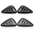Lights Indicators Pair Motorcycle LED Turn Signals Abmer Triangle - 2