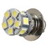 LED Headlight Lamp 12SMD 6V DC P15D White Motorcycle - 3