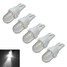 Led Light 100 Cool White Signal 0.5w 30-50lm T10 12v - 1