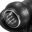 5 Speed Gear Volkswagen Black knob Boot Shift Car Auto PVC - 5