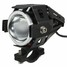 Spot 2Pcs Headlight Angel Eyes Lamp Body U7 Blue Light Waterproof Motorcycle LED Foglight - 2