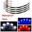 Flexible LED Car Decoration Strip Light 15SMD Waterproof 30cm DRL - 1