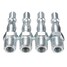 Line Hose 14mm 4pcs Thread Male Quick Release Connector Air HEX Fitting 4inch - 2