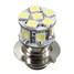 LED Headlight Lamp 12SMD 6V DC P15D White Motorcycle - 7