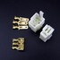 Motorcycle Scooter Male Female 3 Way Connectors Terminal 5 x 6.3mm - 3