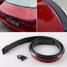 Carbon Fiber Universial Lip Rubber Bumper Car Bumper Strip Protector Sticker Kit - 3