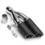 Muffler Twin Double Tip Motorcycle Universal Steel Exhaust Tail Pipe - 11