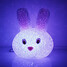 Crystal Rabbit Led Night Light Color Changing Usb Shaped - 9