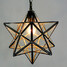 Tiffany Contemporary Led Contracted Chandelier Lamp 30cm Star And - 2