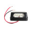 Plate Tail Light Universal Black LEDs Lamps Number E-Marked - 4