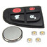 Type E S Remote Key Fob Case Rubber Pad Jaguar Repair Kit BNT DIY - 4