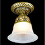 220v Classic Flush Mount Glass Light Bronze European - 1