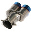 Tip Universal Stainless Steel Exhaust Muffler Inlet Blue - 2