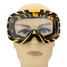 Stripe Motorcycle Goggles Lens Yellow Glasses Transparent - 6