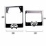 Motorcycle Scooter Decorative Aluminum Back License Plate Frame 2Pcs Front - 8