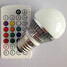 Dimmable Color Controlled Rgb 1 Pcs Ac85-265v Led Globe Bulbs Remote - 4