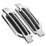 Intake Silver CAR Honeycomb Flow Grille Air Vent Duct Decoration 2Pcs ABS Sticker Side - 5