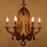 Mini Style Game Room Living Room Office Study Room Chandeliers Vintage Painting Metal - 1