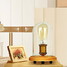 Lamps Table Light Wood Light Wooden Bulb - 3