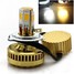 6000K White 36W Beam Built-in LED Headlight Bulb Honda Yamaha Suzuki Hi Lo Yellow - 1