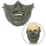 Zombie Military Party Skull Skeleton Halloween Costume Half Face Mask - 6
