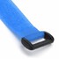 Blue Down Wrap Cable Cord Reusable Hook Loop Strap Tie Rope 5pcs 2cm x 30cm Nylon - 4
