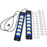 Auto COB 2Pcs 480LM Flexible Car Light DRL LED Strip Daytime Running Driving 6000K - 9