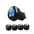 TPMS Tire Pressure Monitor System Wireless Outside Type Unit Sensor Alarm - 1