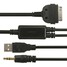 Interface USB Audio IPHONE IPOD AUX Cable Adapter Lead BMW MINI Cooper - 3