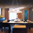 Led Rings Lamp Modern Three Crystal Pendant Light - 5