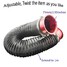 Pipe Hose Refit Air Intake Car Flexible Inlet - 2