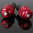 Motorcycle Round 22mm Red Handlebar End Weight Balance Plug Four - 5