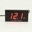 Panel Meter Motorcycle Voltage Car Digital LED 12V Display Voltmeter Volt Gauge - 11