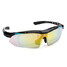 Eyewear Night Unisex With 4 Semi Lenses Driving Rimless Oval Glasses Goggles UV400 Sunglasses - 11
