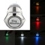 Fire LED Light Momentary Silver Metal 12V 19mm Push Button Switch 5 Pin - 2