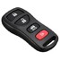 Control Key Shell Keyless Entry Remote Replacement Clicker Nissan - 4
