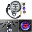 Odometer Speedometer Gauge Signal Light LED Backlight Motorcycle Dual - 2