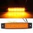 Side Marker Indicator Light Lamp Motorcycle Auto 0.5W LED Truck Trailer Lorry 24V Bus 6SMD - 3