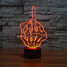 3d Decoration Atmosphere Lamp Novelty Lighting Colorful Led Night Light 100 Touch Dimming - 2