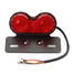 Dual Twin DC 12V Motorcycle Integrated Tail Lamp LED Brake License Plate Turn Signal Light - 2