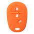 Case For TOYOTA Sienna Tacoma Silicone Key Cover 3 Buttons Remote Key Tundra - 3