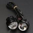 Pair DRL Lamp Headlight Driving COB LED 3W Fog Daytime Running Light - 6