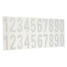 Vinyl Decal White Number Stickers Reflective Sticker Car Black Street - 7