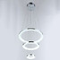 Acrylic Led Pendant Light Lighting Fixture Hanging 36w Ring Fcc - 1