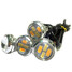 Turn Lights 5630 DRL Fog Eagle Eyes 2 X Silver Shell Signal Car LED 23mm Amber - 5
