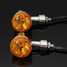 2Pcs Light Lamp Amber Universal Motorcycle Turn Signal Indicatior Bulb - 5