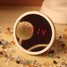 Clock Mirror Led Table Alarm Creative Electronic - 2