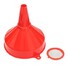 Tractor Oil Fuel Petrol Diesel Truck Universal Red Motorcycle Car Funnel Filter - 1